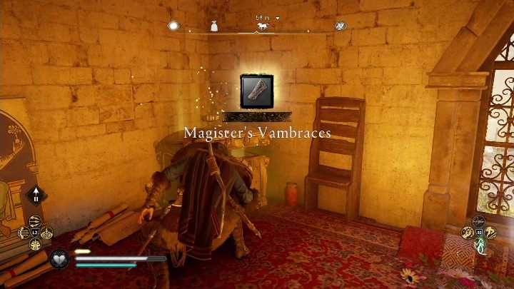 Gdy wejdziesz do środka spuść drabinę i dostań się na górę, tam zobaczysz skrzynię, w której znajduje się skarb - Assassins Creed Valhalla: Wyposażenie - Oxenefordscire, sekrety, lokacje - Assassins Creed Valhalla - poradnik do gry