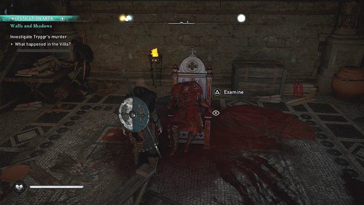 Pierwszą wskazówką jest list przybity do ciała zmarłego Tryggra, który ostrzega przed trzema poganami, którzy przekradli się do miasta - Assassins Creed Valhalla: Mury i cienie/Walls and Shadows - solucja - Assassins Creed Valhalla - poradnik do gry