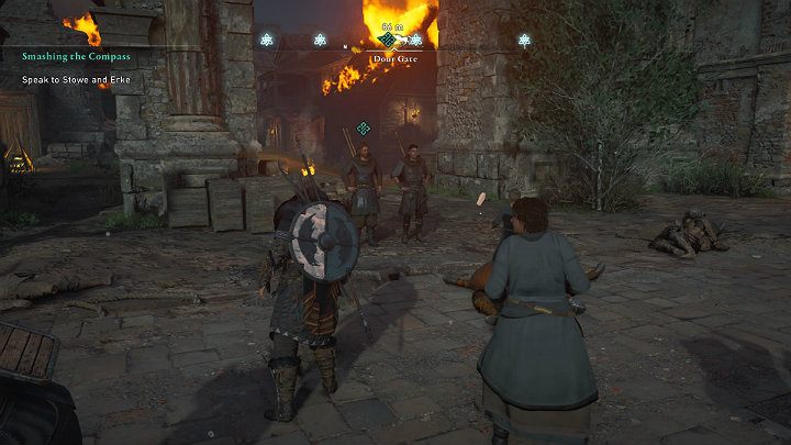 Gdy Vicelin (Sternik) zostanie wyeliminowany wróć do portu, by porozmawiać z szeryfami i zakończyć tę misję - Assassins Creed Valhalla: Rozprawa ze Sternikiem - solucja, opis przejścia - Assassins Creed Valhalla - poradnik do gry