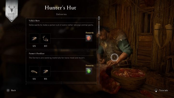 Kolejnym budynkiem pozwalającym na zdobywanie nowych przedmiotów jest Chata myśliwego (Hunters Hut) - Assassins Creed Valhalla: Które budynki osady są najlepsze? - Assassins Creed Valhalla - poradnik do gry