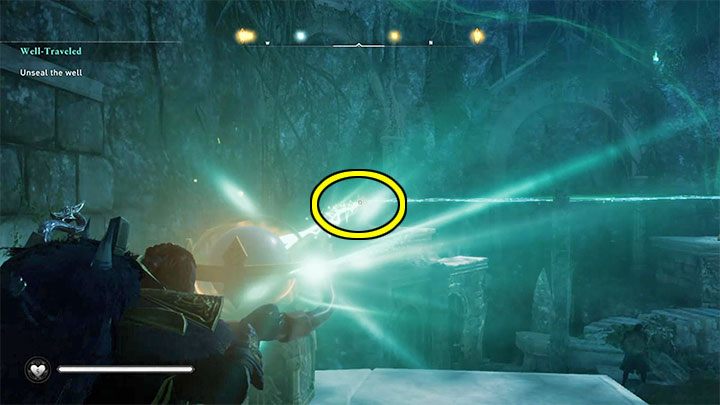Wyrusz teraz na przeciwległy koniec sali - Assassins Creed Valhalla: Jak otworzyć Studnię Urdr w Asgardzie? - Assassins Creed Valhalla - poradnik do gry