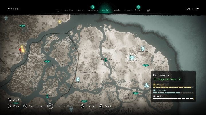 Ołtarz ofiarny znajdziesz w północnej części mapy regionu - Assassins Creed Valhalla: Ołtarz ofiarny - Wschodnia Anglia, sekrety, lokacje - Assassins Creed Valhalla - poradnik do gry