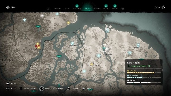 Lokacja: Kartkę znajdziesz w Elemnham - Assassins Creed Valhalla: Karta niesiona wiatrem - Wschodnia Anglia, sekrety - Assassins Creed Valhalla - poradnik do gry