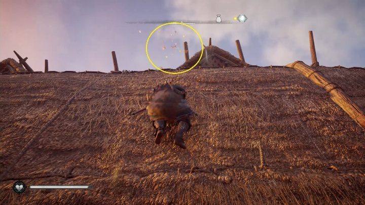 Koniec: Kartka zatrzyma się dopiero na ogromnym budynku, pokrytym strzechą - Assassins Creed Valhalla: Karta niesiona wiatrem - Wschodnia Anglia, sekrety - Assassins Creed Valhalla - poradnik do gry