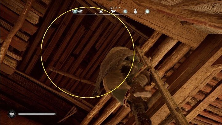 Wewnątrz zobaczysz drabinę - Assassins Creed Valhalla: Fragment sagi Rigsogur - Wschodnia Anglia, sekrety - Assassins Creed Valhalla - poradnik do gry