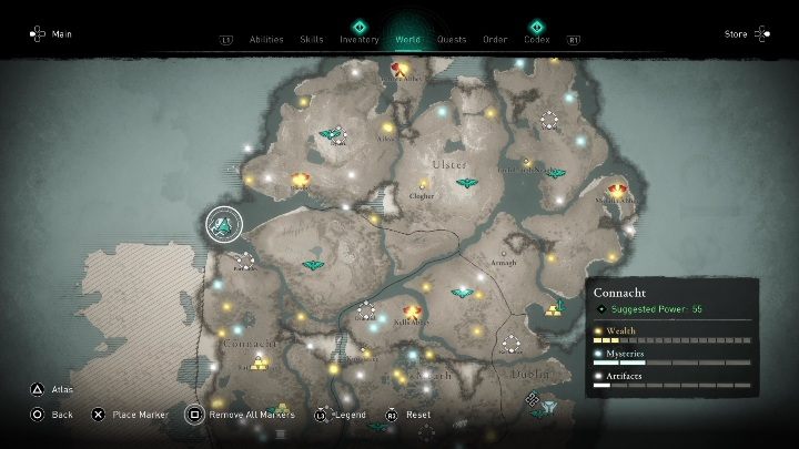 1 - AC Valhalla Gniew Druidów: Mapa ukrycia skarbu - Connacht, sekrety, lokacje - Assassins Creed Valhalla - poradnik do gry