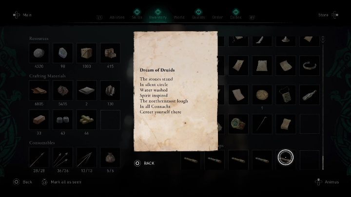 Schemat znajdziecie w zachodniej części Irlandii, w regionie Connacht - AC Valhalla Gniew Druidów: Mapa ukrycia skarbu - Connacht, sekrety, lokacje - Assassins Creed Valhalla - poradnik do gry