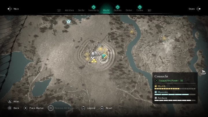 Tę skrzynie znajdziecie w głównym mieście, w regionie Connacht - AC Valhalla Gniew Druidów: Wyposażenie - Connacht, sekrety, lokacje - Assassins Creed Valhalla - poradnik do gry