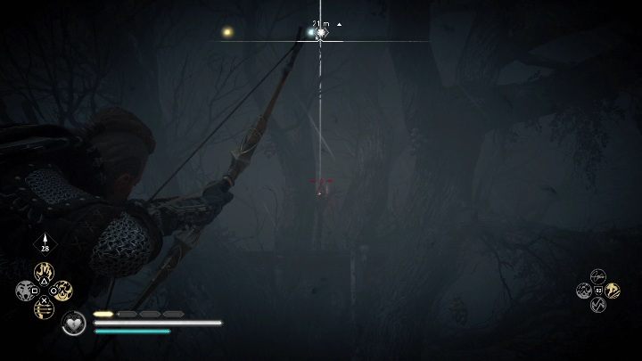 Lokalizacja totemu: Aby dostać się do totemu musicie wskoczyć na jeden z pali, z tyłu drzewa - AC Valhalla Gniew Druidów: Przeklęty symbol - Connacht, sekrety, lokacje - Assassins Creed Valhalla - poradnik do gry