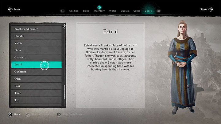 Estrid to żona Birstana - władcy krainy Essexe w grze - Assassins Creed Valhalla: Estrid - romans - Assassins Creed Valhalla - poradnik do gry