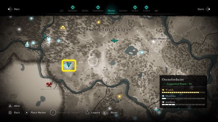 W miejscu zaznaczonym na powyższym obrazku spotkasz farmera, który najwidoczniej potrzebuje pomocy - Assassins Creed Valhalla: Tęsknota/Nostalgia - solucja, opis przejścia - Assassins Creed Valhalla - poradnik do gry