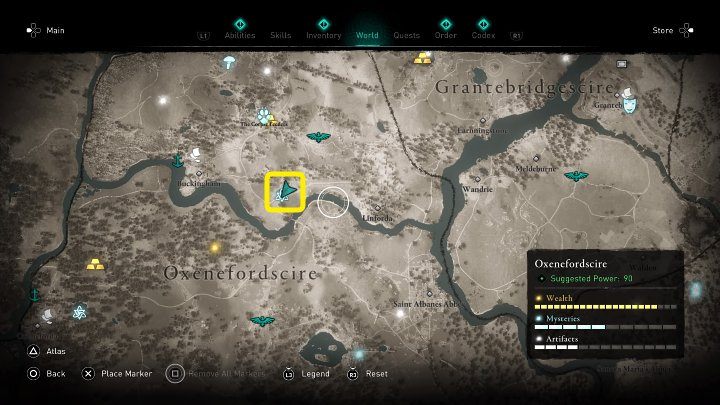 W miejscu zaznaczonym na powyższym obrazku zauważysz palącą się chatę - Assassins Creed Valhalla: Na ratunek psu/A Dogs Rescue - solucja - Assassins Creed Valhalla - poradnik do gry