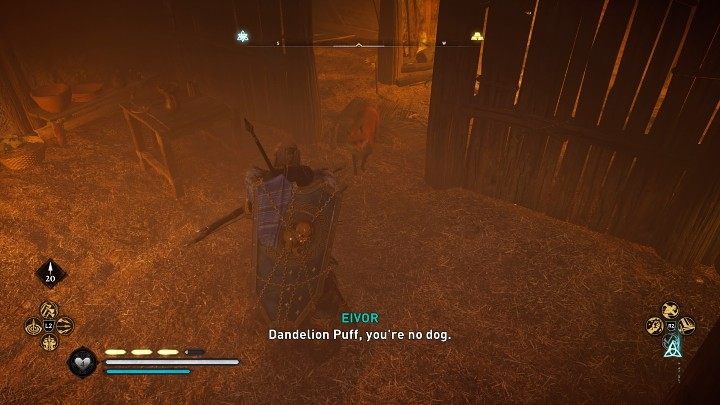 Zwierzaka kobiety znajdziesz za drewnianą ścianką - Assassins Creed Valhalla: Na ratunek psu/A Dogs Rescue - solucja - Assassins Creed Valhalla - poradnik do gry