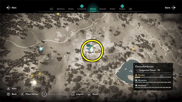 Wieża Evinghou Tower zlokalizowana jest w regionie Oxenefordscire - jest ona jednym z punktów widokowych / punktów szybkiej podróży - Assassins Creed Valhalla: Jak zdobyć sztabę z wieży Evinghou? - Assassins Creed Valhalla - poradnik do gry