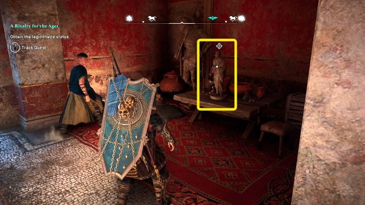 Teraz możesz wejść do jego domu i zabrać cenną statuetkę ze stołu - Assassins Creed Valhalla: Wojna kolekcjonerów/War of the Collectors - solucja - Assassins Creed Valhalla - poradnik do gry