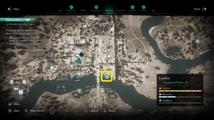 W miejscu zaznaczonym na powyższym obrazku spotkasz osoby, które ubolewają nad stratą ładunku - Assassins Creed Valhalla: Ostatni lot wróbla Gyldana - solucja, opis przejścia - Assassins Creed Valhalla - poradnik do gry