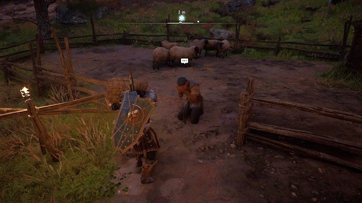 Mężczyzna chce ją odzyskać, ale bez krzywdzenia żadnej z owiec - Assassins Creed Valhalla: Żarłoczna owca/Lamb Chops - solucja, opis przejścia - Assassins Creed Valhalla - poradnik do gry