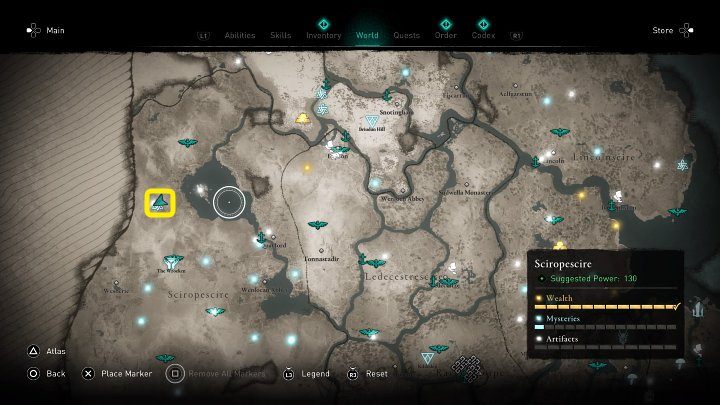 W miejscu zaznaczonym na powyższym obrazku spotkasz mężczyznę o imieniu Jason - Assassins Creed Valhalla: Marzenie Paoli/Paolas Dream - solucja, opis przejścia - Assassins Creed Valhalla - poradnik do gry