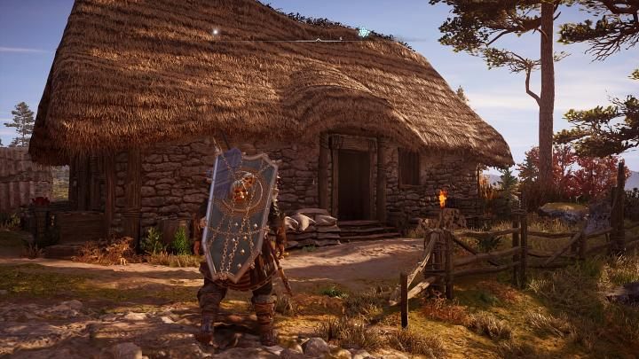 Wdrap się na skałę przy zwłokach mężczyzny i pobiegnij do pobliskiego domu - Assassins Creed Valhalla: Głos z zaświatów (Sciropescire)/The Puppeteer - solucja - Assassins Creed Valhalla - poradnik do gry