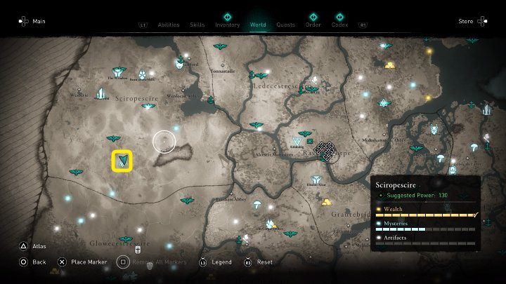 W miejscu zaznaczonym na powyższym obrazku, w prowizorycznym drewnianym forcie, spotkasz mężczyznę, który najwyraźniej czeka na rywala do walki - Assassins Creed Valhalla: Władca wzgórza/King of the Hill - solucja - Assassins Creed Valhalla - poradnik do gry