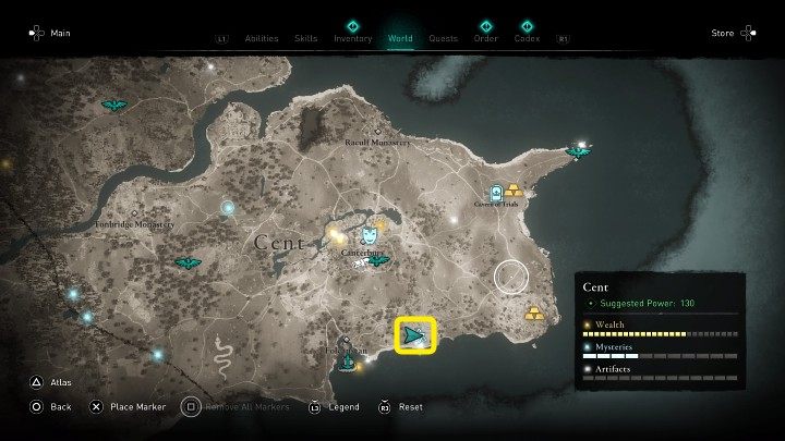 W miejscu zaznaczonym na powyższym obrazku spotkasz mężczyznę o imieniu Frode - Assassins Creed Valhalla: Bracia z wieży/The Lighthouse Twins - solucja - Assassins Creed Valhalla - poradnik do gry