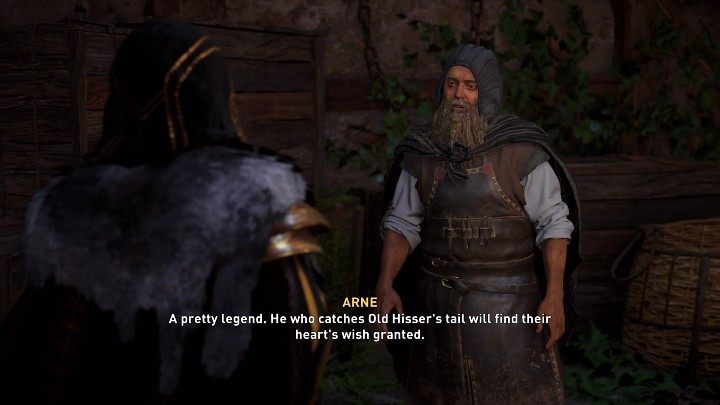 Gdy będziesz na górze, pomów z Arne, a po krótkiej chwili mężczyzna zacznie schodzić na dół po przygotowanej przez Ciebie ścieżce - Assassins Creed Valhalla: Bracia z wieży/The Lighthouse Twins - solucja - Assassins Creed Valhalla - poradnik do gry