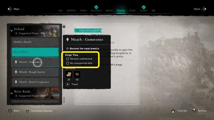 Należy tutaj zaznaczyć fakt, że zadania mogą mieć różny charakter, ale zazwyczaj związane są z wyeliminowaniem bandytów lub kradzieżą określonych przedmiotów - AC Valhalla Gniew Druidów: Działania wojenne/War Efforts - solucja - Assassins Creed Valhalla - poradnik do gry