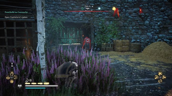 Nie musicie walczyć ze wszystkimi przeciwnikami stacjonującymi w twierdzy - AC Valhalla Gniew Druidów: Przyczółek w Connachcie - solucja - Assassins Creed Valhalla - poradnik do gry