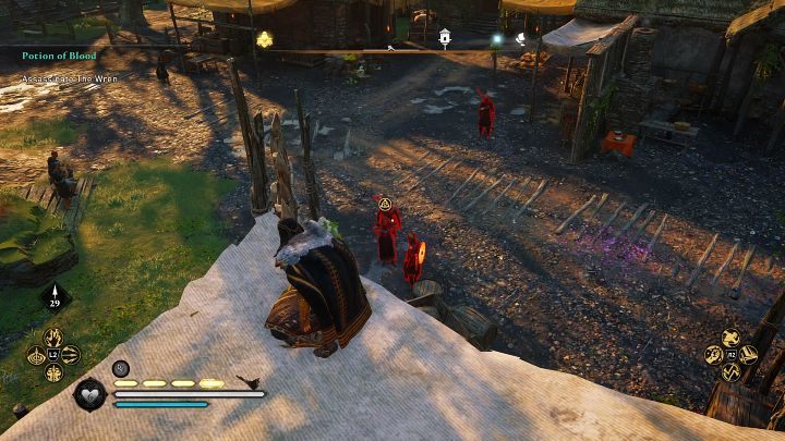 Zdemaskowani członkowie kultu Dzieci Danu oznaczani są charakterystyczną żółtą ikoną, więc na pewno nie pomylicie ich z innym celem - AC Valhalla Gniew Druidów: Eliksir krwi/Potion of Blood - solucja - Assassins Creed Valhalla - poradnik do gry