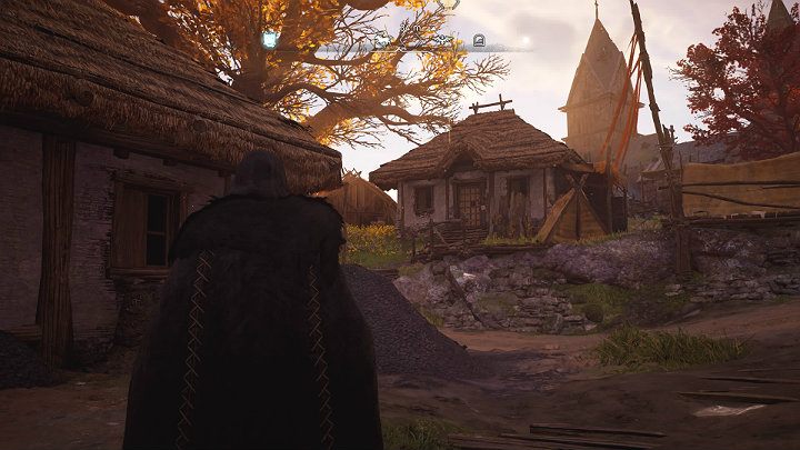 Jeśli będziesz mieć problem z rozpoznaniem odpowiedniego budynku to wygląda on dokładnie tak, jak na powyższym obrazku - Assassins Creed Valhalla: Los starego łupieżcy/The Old Guard - solucja - Assassins Creed Valhalla - poradnik do gry