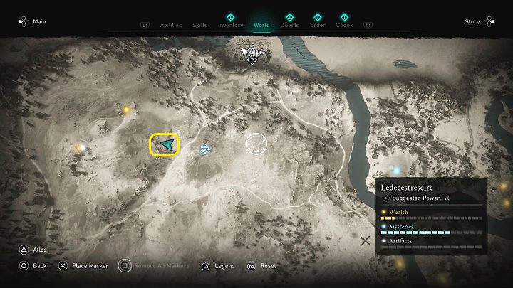 Legowisko niedźwiedzi znajdziesz niedaleko chatki alchemika, w miejscu zaznaczonym na powyższym obrazku - Assassins Creed Valhalla: Toast za bogactwo/Skal to Your Wealth - solucja - Assassins Creed Valhalla - poradnik do gry