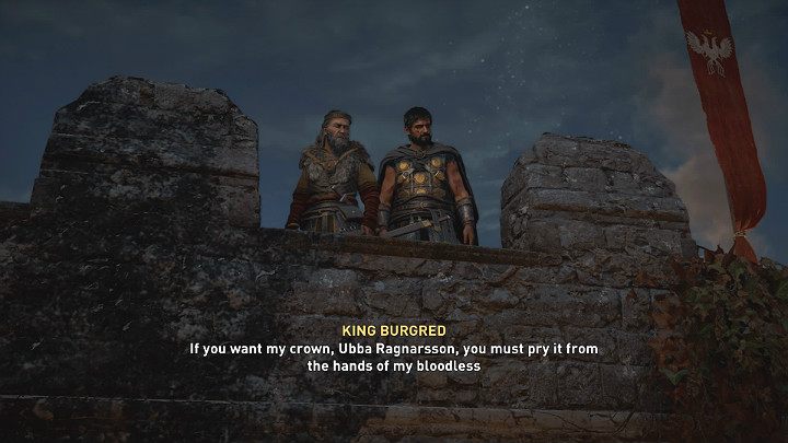 Na miejscu powita Cię król Burgred we własnej osobie - Assassins Creed Valhalla: Synowie Ragnara/The Sons of Ragnar - solucja - Assassins Creed Valhalla - poradnik do gry
