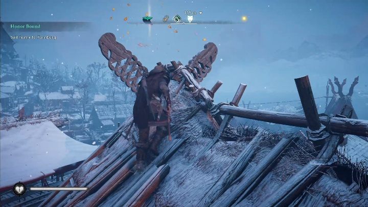 Początek: Kolejna kartka, która czeka na Ciebie na szczycie domostwa - Assassins Creed Valhalla: Karta niesiona wiatrem - Rygjafylke, sekrety, lokacje - Assassins Creed Valhalla - poradnik do gry