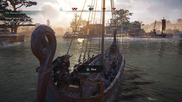 Twoim kolejnym zadaniem będzie poprowadzenie Najazdu na obóz w którym stacjonują wojownicy klanu Rued - Assassins Creed Valhalla: Na miarę wikinga/The Measure of a Norseman - solucja - Assassins Creed Valhalla - poradnik do gry