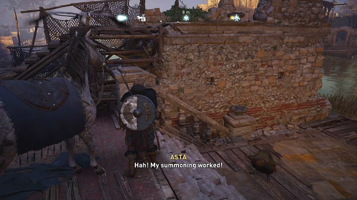 Przyprowadź klacz w pobliże dziewczynki, a następnie zejdź z konia by ukończyć to zadanie - Assassins Creed Valhalla: Nieposłuszny wierzchowiec/The Wayward - solucja - Assassins Creed Valhalla - poradnik do gry