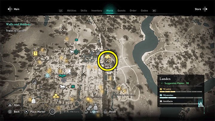 W celu odnalezienia tego biura / kryjówki Ukrytych musisz odwiedzić miasto Lunden - Assassins Creed Valhalla: Lunden - Londinium Assassin Bureau - Assassins Creed Valhalla - poradnik do gry