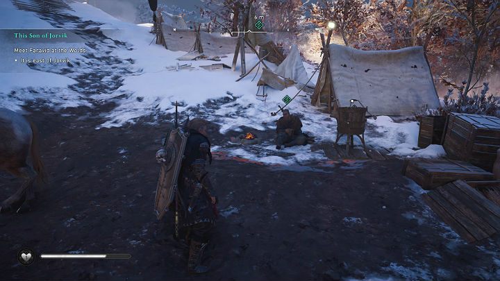Faravid czeka na Twoje przybycie w obozie wypadowym - Assassins Creed Valhalla: Syn Jorvik/This Son of Jorvik - solucja, opis przejścia - Assassins Creed Valhalla - poradnik do gry