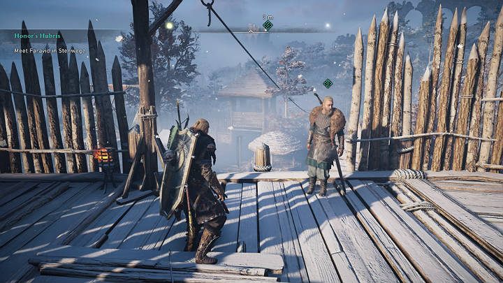 Faravid poinformuje Cię, że sojusznicze wojska jeszcze nie przybyły, ale na pewno się pojawią - Assassins Creed Valhalla: Honor i pycha/Honors Hubris - solucja, opis przejścia - Assassins Creed Valhalla - poradnik do gry