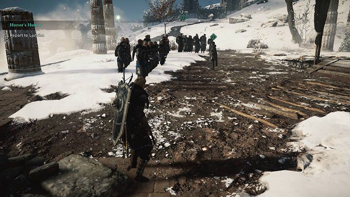 Gdy dotrzesz na miejsce porozmawiaj z Ljufviną - Assassins Creed Valhalla: Honor i pycha/Honors Hubris - solucja, opis przejścia - Assassins Creed Valhalla - poradnik do gry