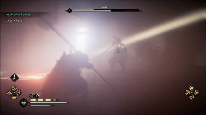 Faravid posiada w zanadrzu jedną sztuczkę, która może utrudnić nieco walkę - Assassins Creed Valhalla: Krew i powinność/Of Blood and Bonds - solucja - Assassins Creed Valhalla - poradnik do gry