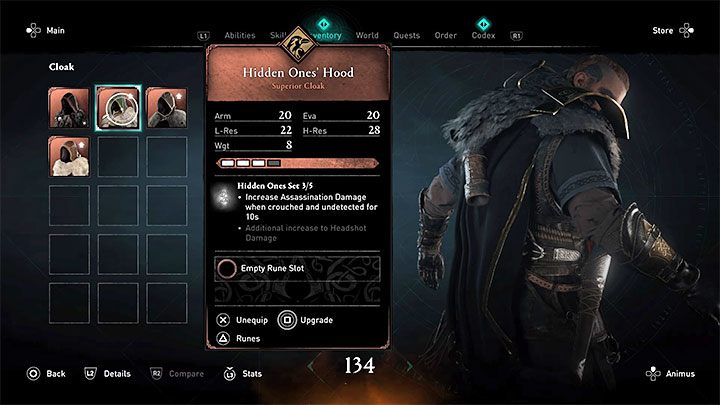 Najważniejszy skarb czeka na ciebie w nowej dużej skrzyni - to kaptur Ukrytych (Hidden Ones Hood) będący jednym z przedmiotów z asasyńskiego zestawu - Assassins Creed Valhalla: Colcestre - Camulodunum Assassin Bureau - Assassins Creed Valhalla - poradnik do gry