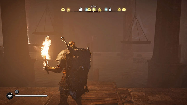 Musisz wskoczyć do wody, przy czym przeprawa przez podwodny tunel jest bardzo liniowa - Assassins Creed Valhalla: Jorvik - Eboracum Assassin Bureau - Assassins Creed Valhalla - poradnik do gry