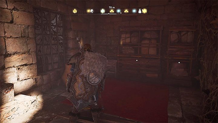 Po doskoczeniu na platformę obróć się w lewo i przeskocz na stabilną półkę - Assassins Creed Valhalla: Jorvik - Eboracum Assassin Bureau - Assassins Creed Valhalla - poradnik do gry