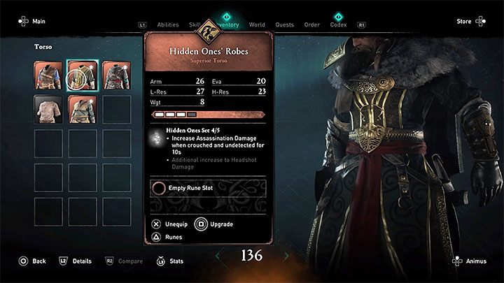 Najważniejszy skarb czeka na ciebie w nowej dużej skrzyni - to szaty Ukrytych (Hidden Ones Robes) będące jednym z przedmiotów z asasyńskiego zestawu - Assassins Creed Valhalla: Jorvik - Eboracum Assassin Bureau - Assassins Creed Valhalla - poradnik do gry