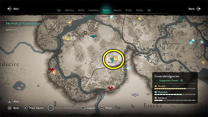 1 - Assassins Creed Valhalla: Glowecestrescire - Temple of Ceres Assassin Bureau - Assassins Creed Valhalla - poradnik do gry