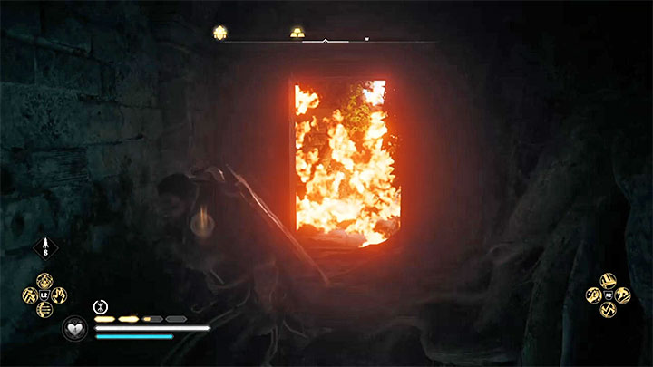 Wkrótce dotrzesz do lokacji, w której unosi się trujący gaz - Assassins Creed Valhalla: Glowecestrescire - Temple of Ceres Assassin Bureau - Assassins Creed Valhalla - poradnik do gry