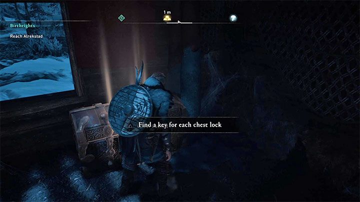 Po wejściu do chatki znajdziesz zamkniętą skrzynię - Assassins Creed Valhalla: Gdzie znaleźć klucz do Opuszczonej chacie? - Assassins Creed Valhalla - poradnik do gry
