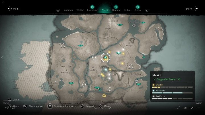 1 - AC Valhalla Gniew Druidów: Uczona księga, Zdolności - Meath, sekrety, lokacje - Assassins Creed Valhalla - poradnik do gry