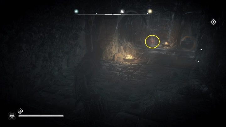 Lokalizacja totemu: Aby dostać się do symbolu musicie zniszczyć zagruzowane przejście - AC Valhalla Gniew Druidów: Przeklęty symbol - Meath, sekrety, lokacje - Assassins Creed Valhalla - poradnik do gry