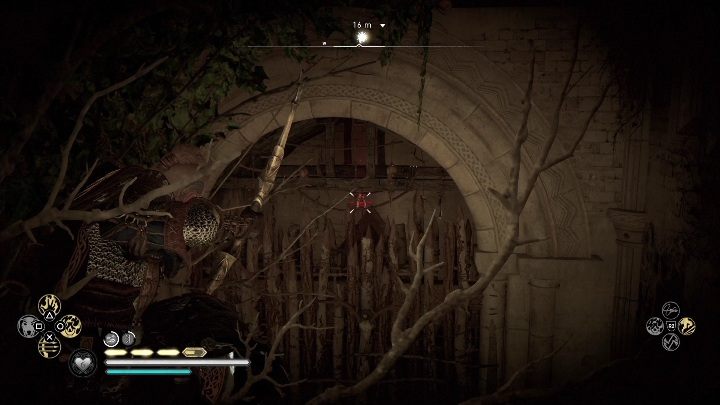 Lokalizacja totemu: Aby dostać się do symbolu musicie wpłynąć do zatopionej świątyni - AC Valhalla Gniew Druidów: Przeklęty symbol - Meath, sekrety, lokacje - Assassins Creed Valhalla - poradnik do gry